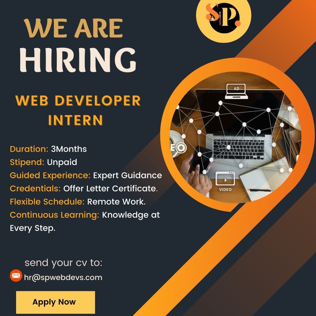Web Development Intern Web Development Intern hiring